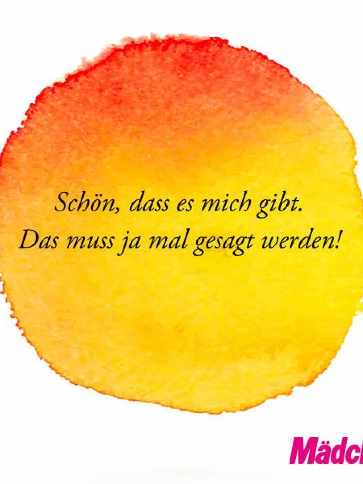 Spruch über mich Spruch über mich