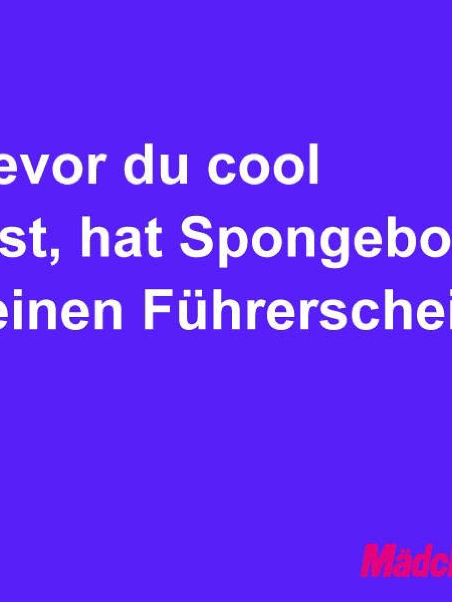 Spongebob-Spruch Spongebob-Spruch
