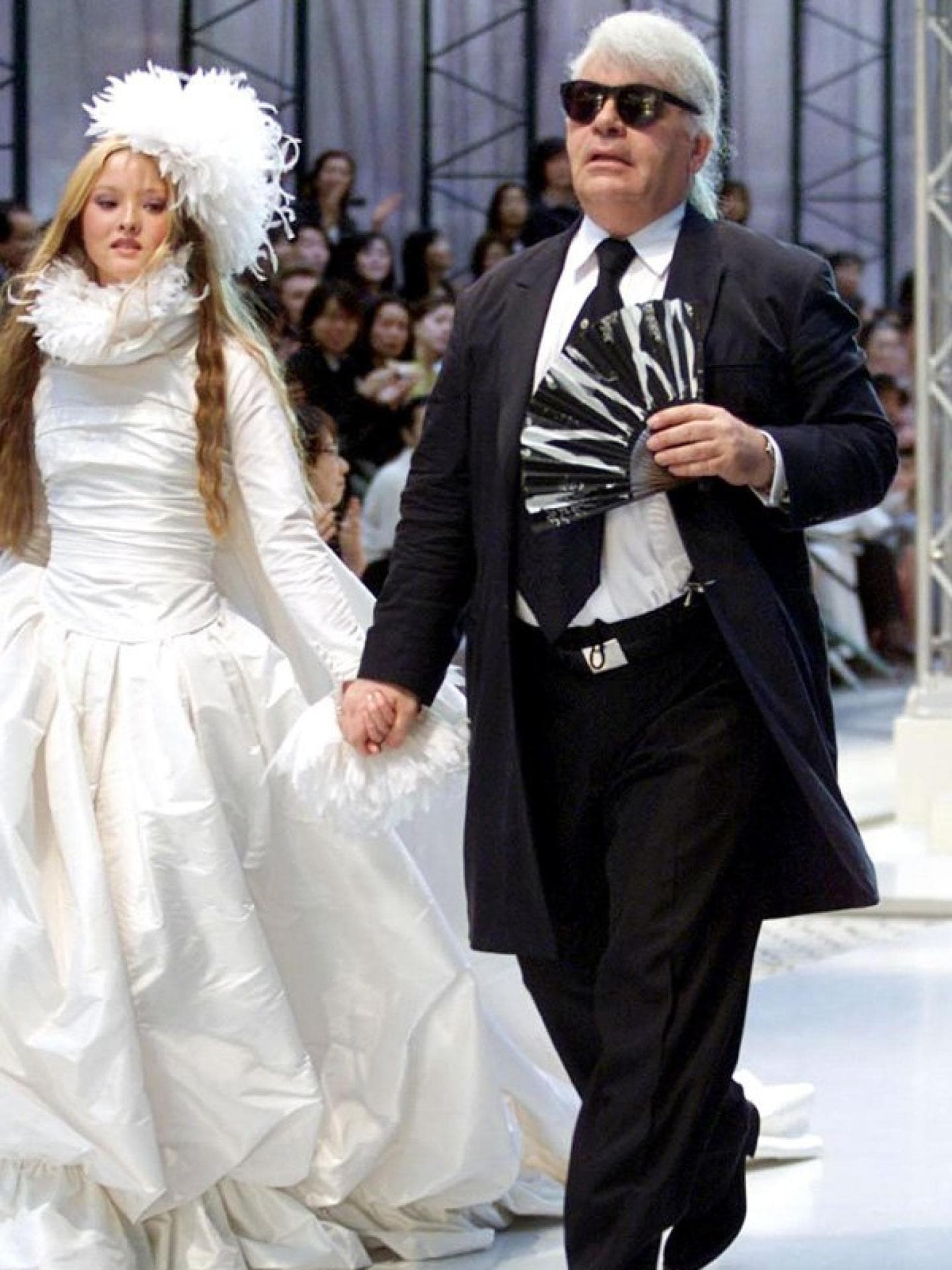 Karl Lagerfeld vor seiner Diät Karl Lagerfeld vor seiner Diät