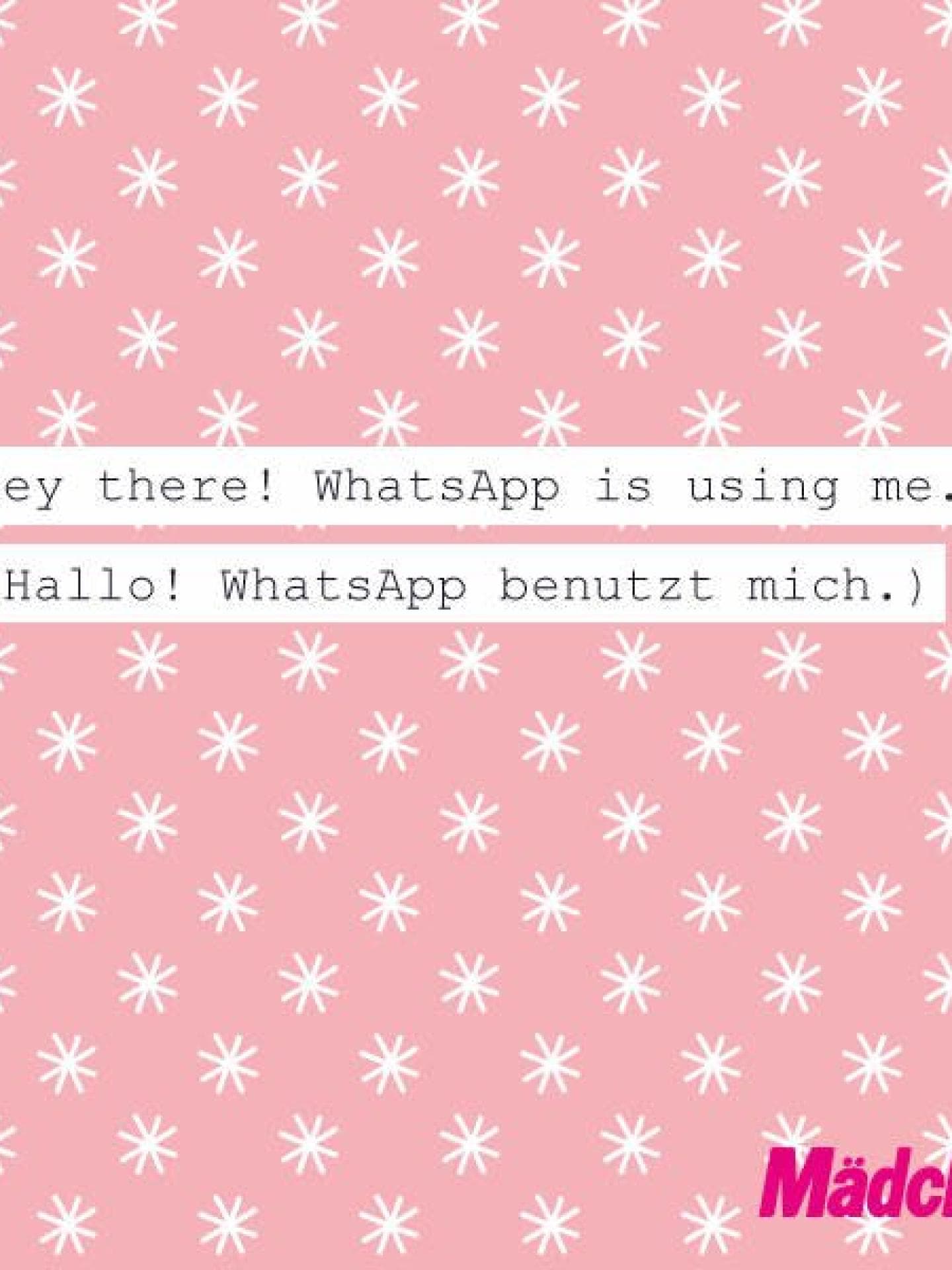 WhatsApp benutzt mich WhatsApp benutzt mich