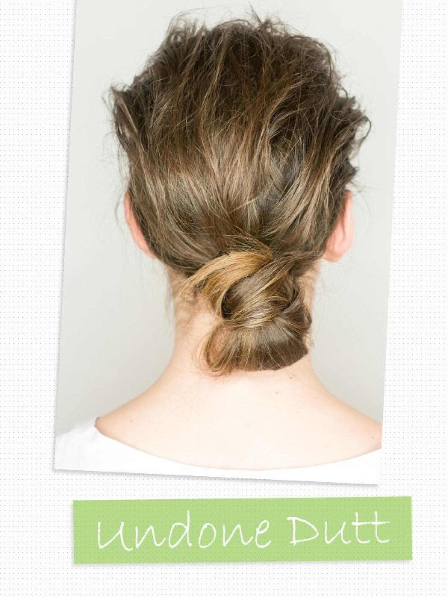 Hochsteckfrisuren selber machen: Undone Dutt Hochsteckfrisuren selber machen: Undone Dutt