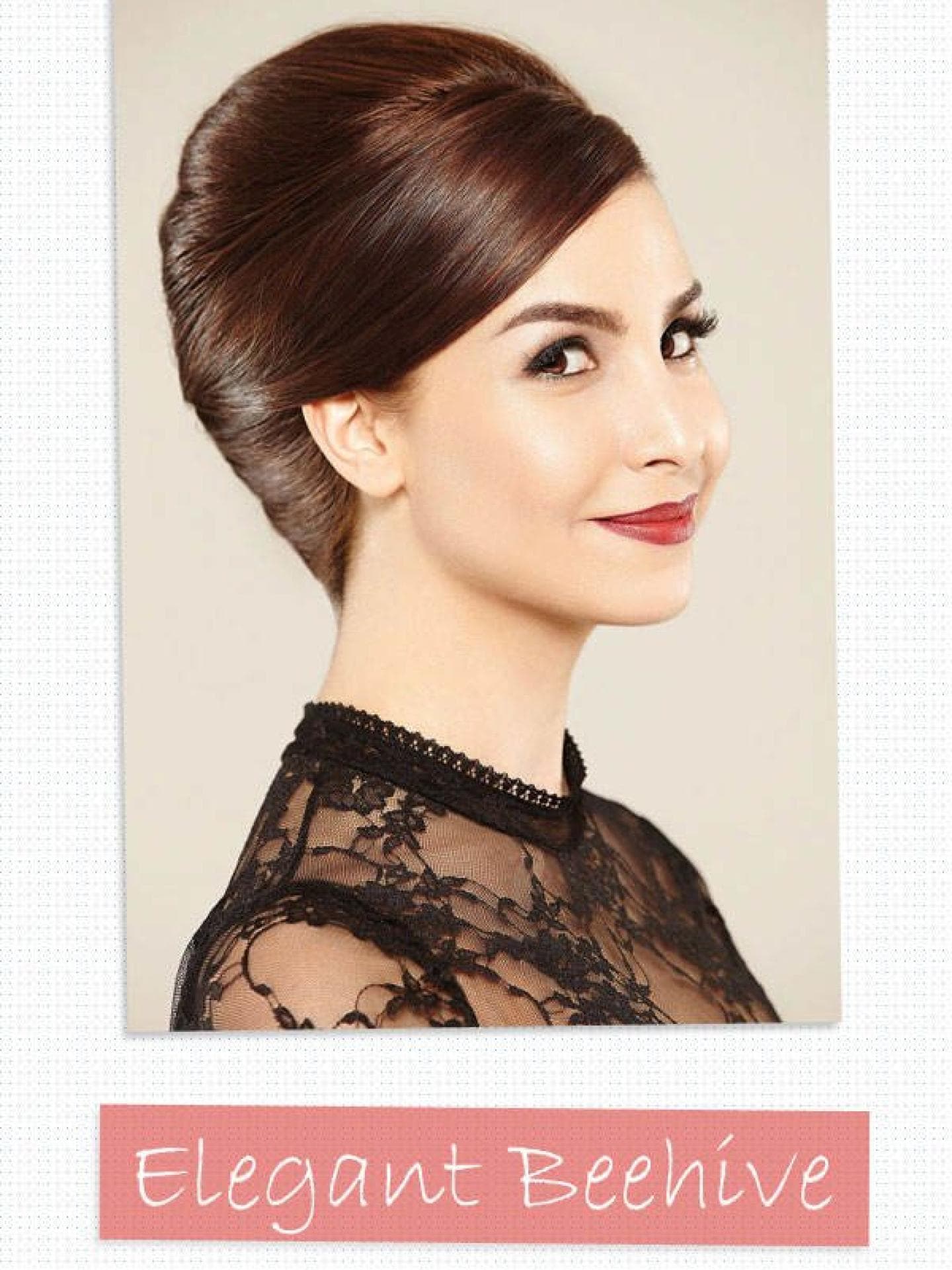 Hochsteckfrisuren selber machen: Elegant Beehive Hochsteckfrisuren selber machen: Elegant Beehive