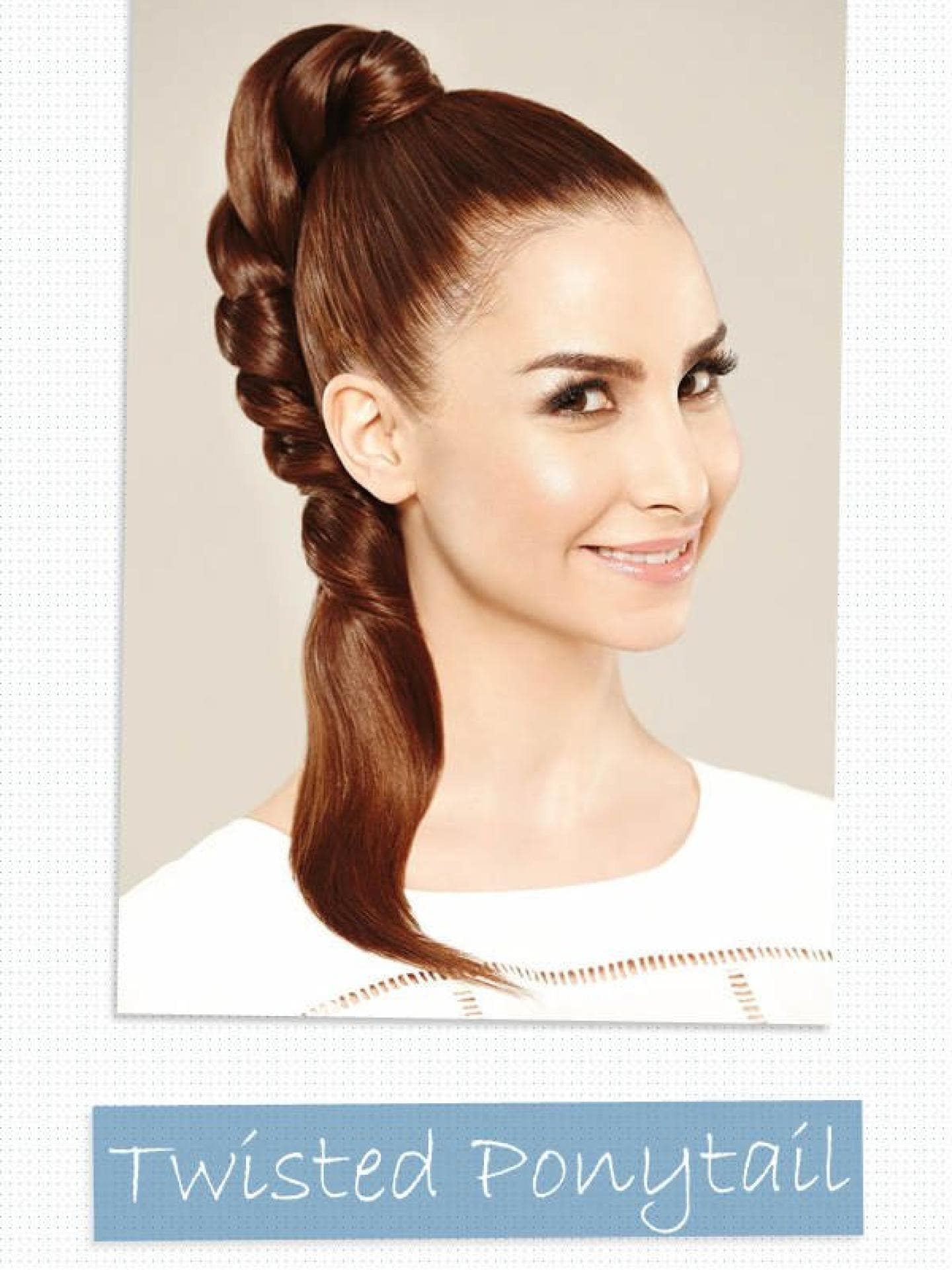 Hochsteckfrisuren selber machen: Twisted Ponytail Hochsteckfrisuren selber machen: Twisted Ponytail