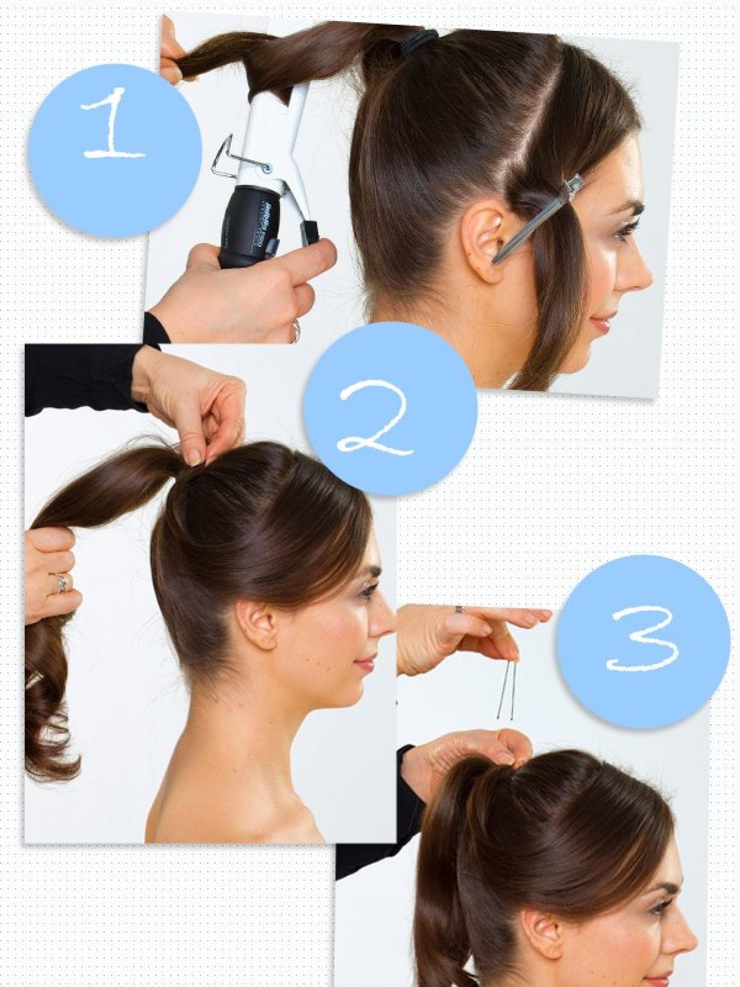 Retro-Frisur selber machen mit Anleitung Retro-Frisur selber machen mit Anleitung