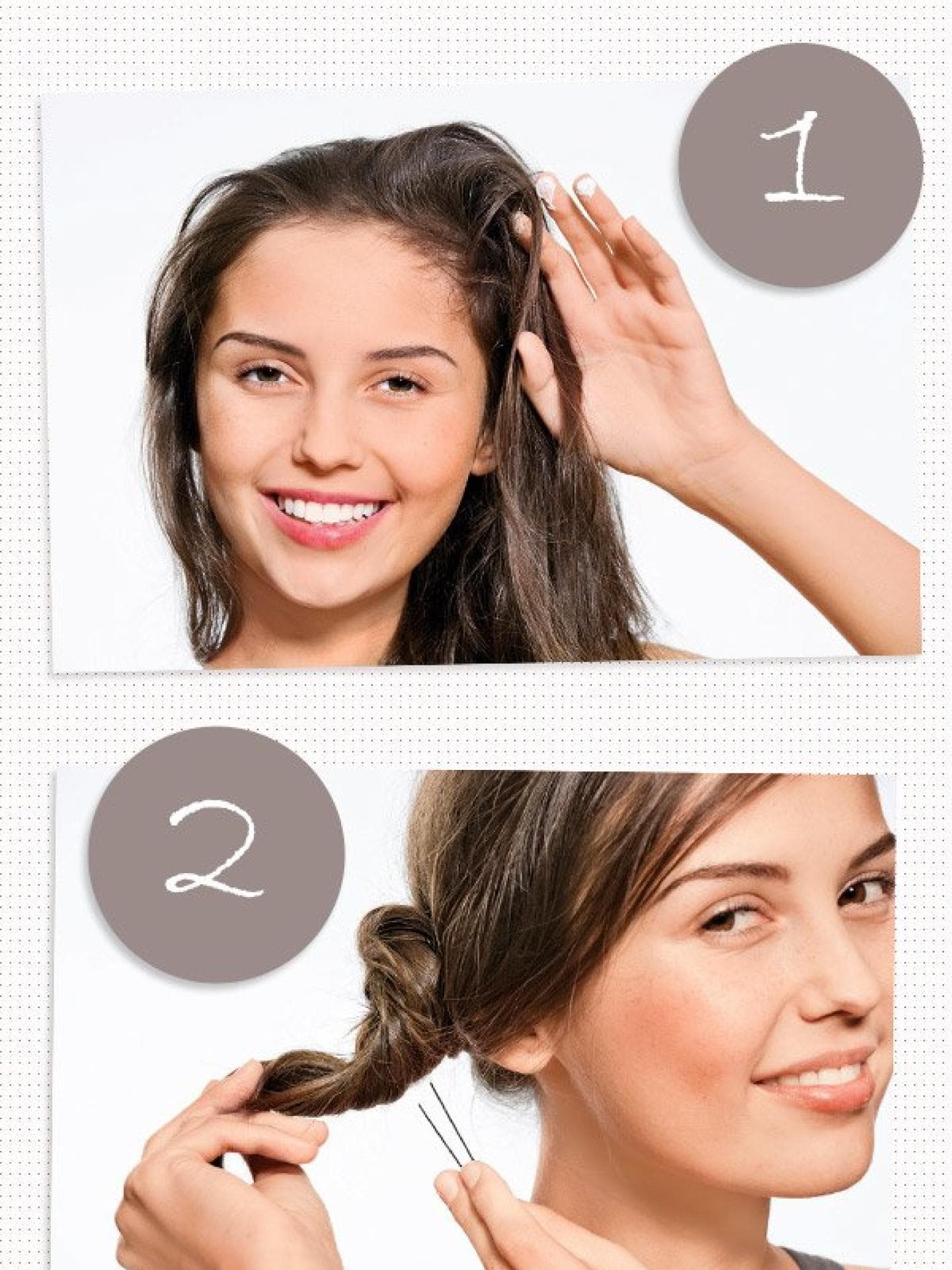 Frisuren-Anleitung: Seitlicher Dutt Frisuren-Anleitung: Seitlicher Dutt