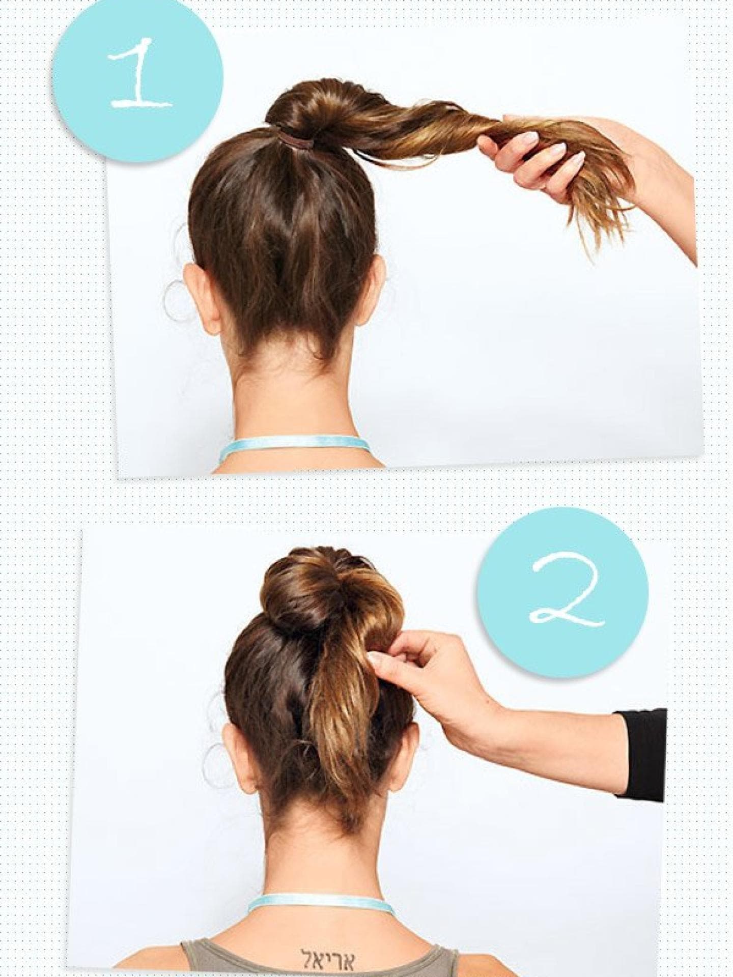 Anleitung zur Hochsteckfrisur Dutt Anleitung zur Hochsteckfrisur Dutt