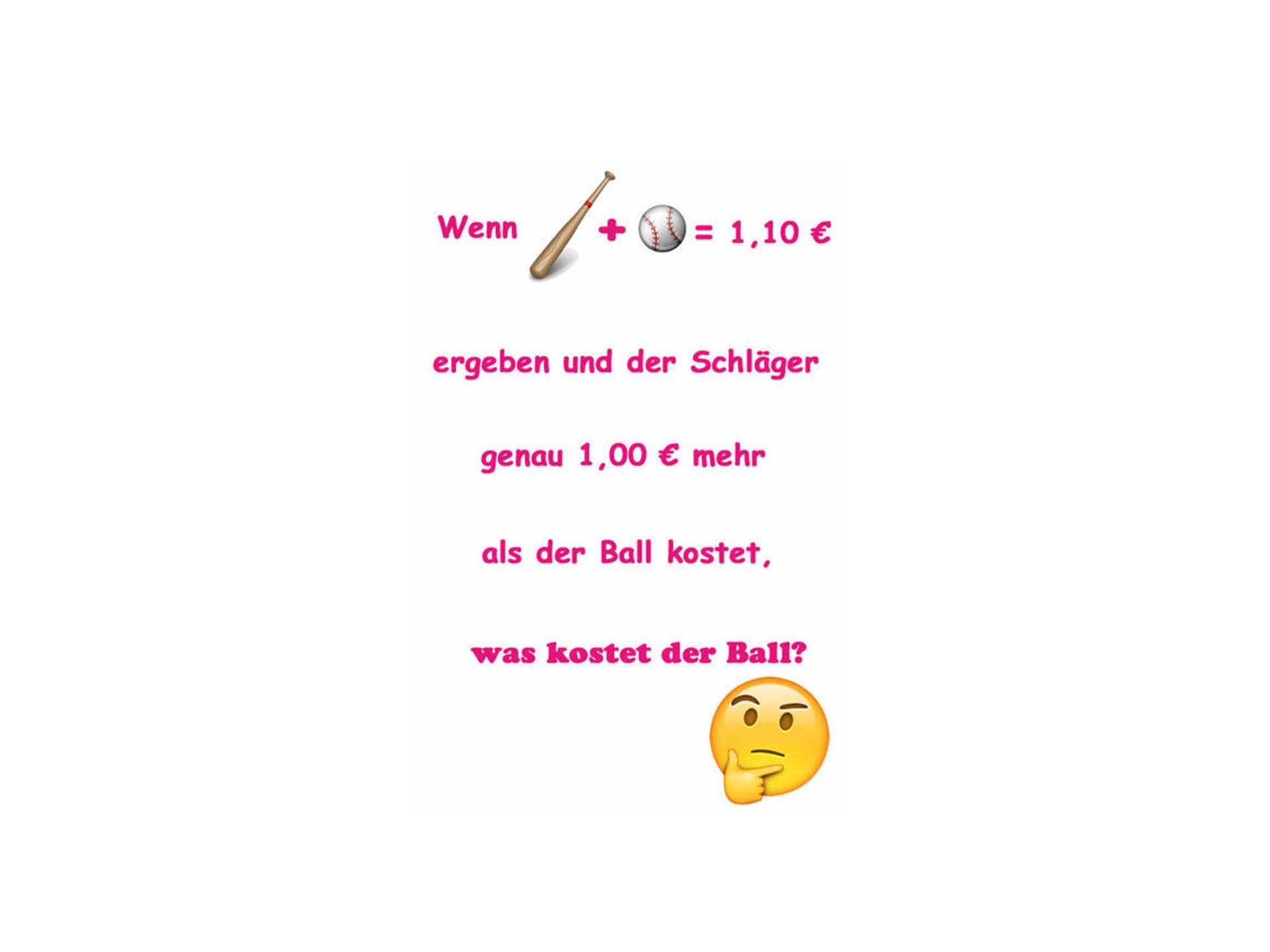 Schlaeger Ball Rätsel Schlaeger Ball Rätsel