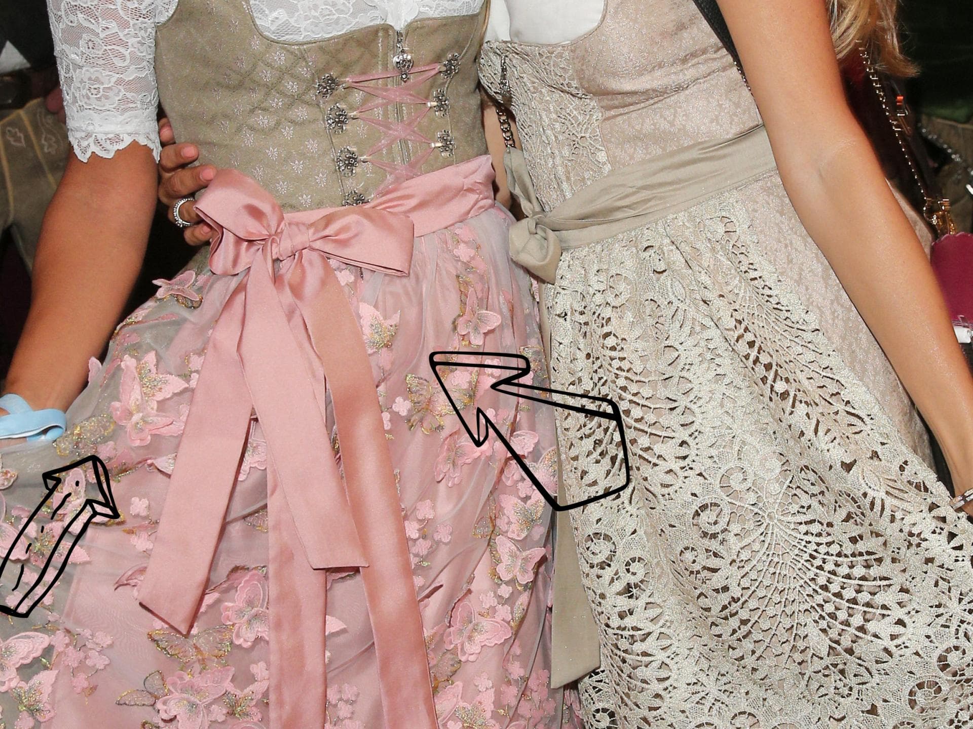 dirndl-schleife quer dirndl-schleife quer